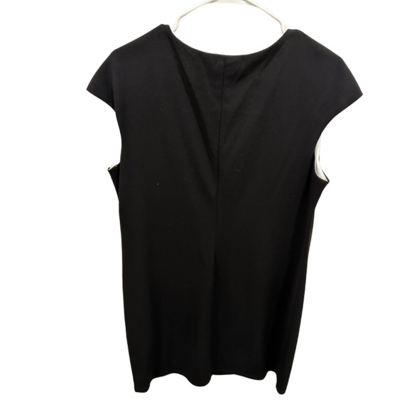 Tash + Sophie 60s Inspired Cap Sleeve Shift Midi Dress Black and White Size 14 - Picture 2 of 6